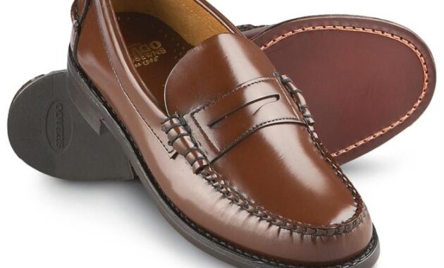 Mens penny loafer dress shoes