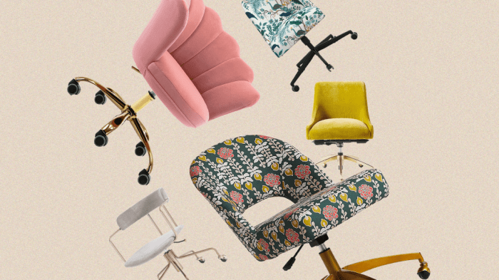 How to decorate an office chair