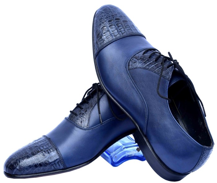 Mens blue dress shoes