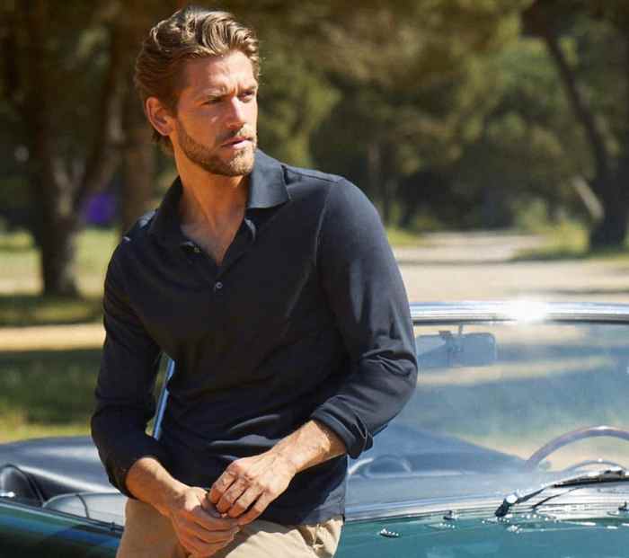 Athletic cut dress shirts for men