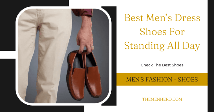 Mens dress shoes for standing all day