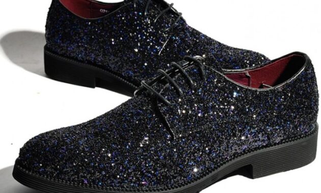 Sparkle dress shoes mens