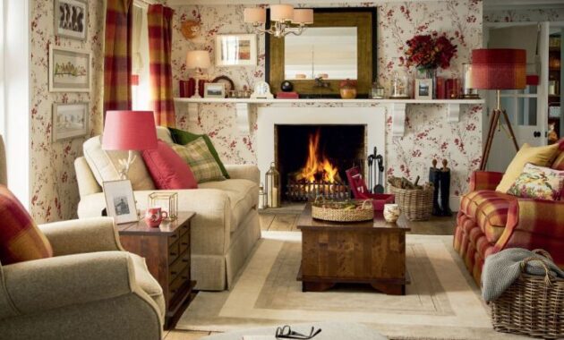 How to decorate a country living room