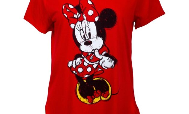 Minnie mouse t-shirt dress women's