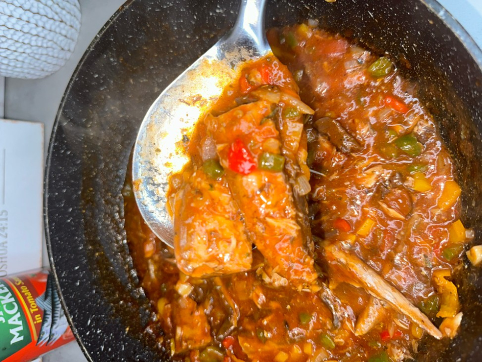 How to make Mackerel Jamaican Style  Mackerel in Tomato Sauce