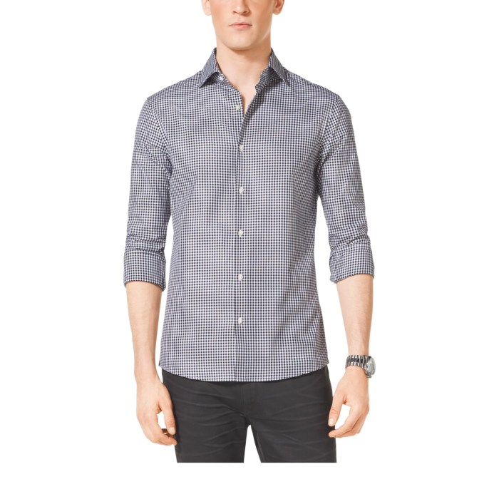 Michael kors men's dress shirts slim fit