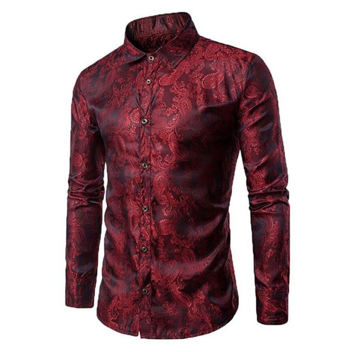 Mens pink silk dress shirts