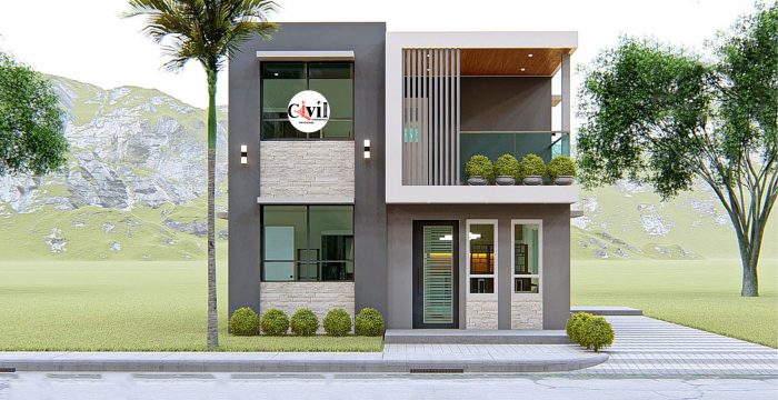 Desain rumah minimalis 2 lantai sederhana interior