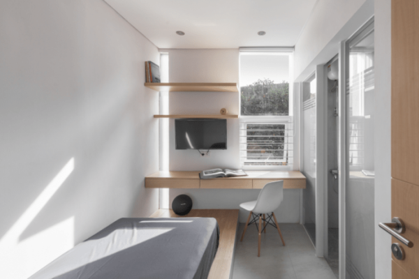 Desain interior kost minimalis