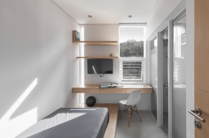 Desain interior kost minimalis