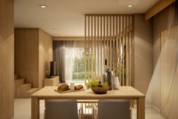 Desain interior dari kayu