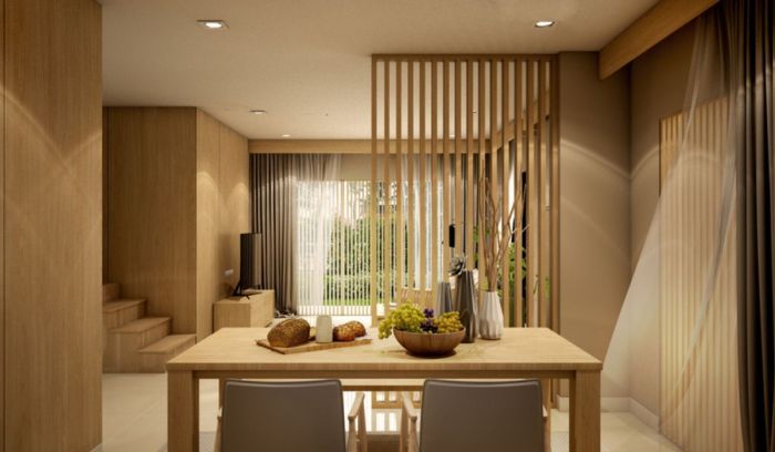 Desain interior dari kayu