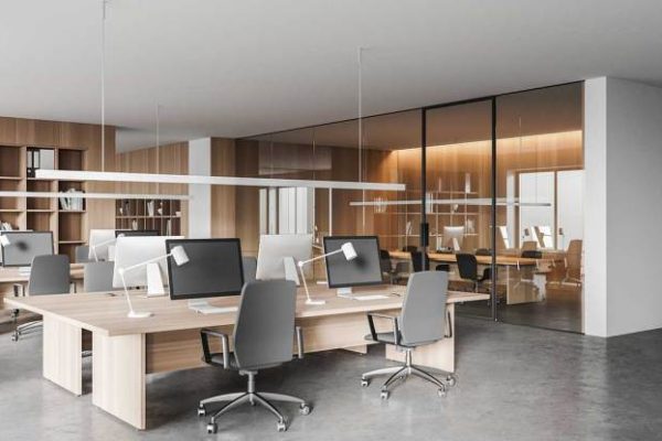 Gambar desain interior kantor minimalis