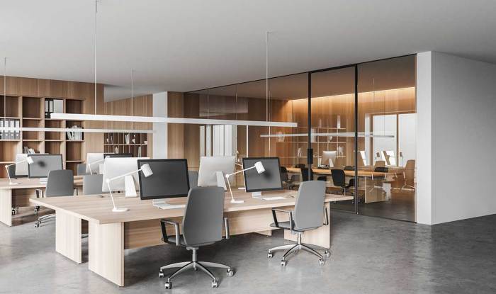 Gambar desain interior kantor minimalis