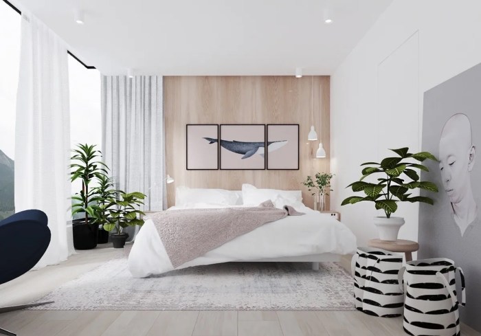 Desain interior kamar tidur minimalis sederhana